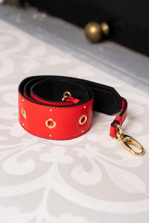 Minuit sur Terre Bandoulières Pour Sacs<Anse Oeillets Rouge Baiser