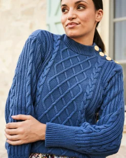 Minuit sur Terre Pulls & Gilets<Boréal Bleu Glacier