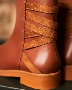 Minuit sur Terre Bottines Plates<Catimini Camel