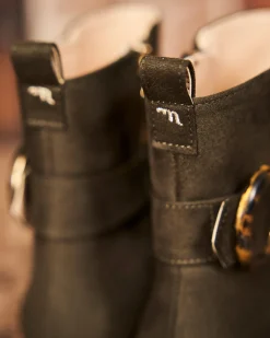 Minuit sur Terre Bottines Plates<Dédale Kaki