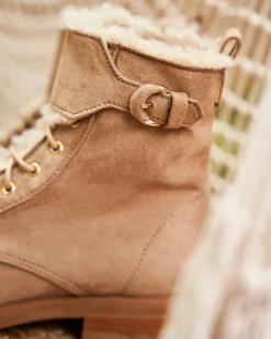 Minuit sur Terre Bottines Plates<Durham Sable