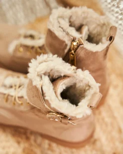 Minuit sur Terre Bottines Plates<Durham Sable