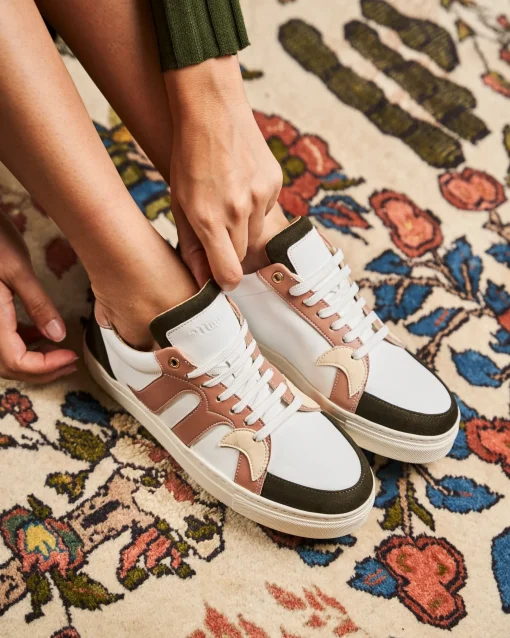 Minuit sur Terre Baskets<Empreinte Magnolia