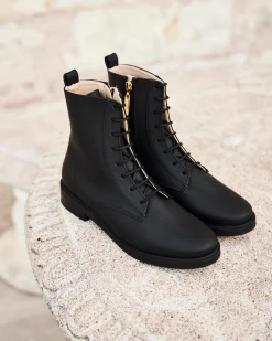 Minuit sur Terre Bottines Plates<Espion Noir