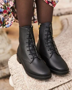 Minuit sur Terre Bottines Plates<Espion Noir