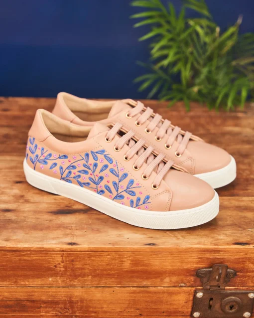 Minuit sur Terre Baskets<Feuillage Blush