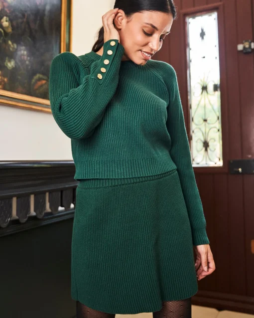 Minuit sur Terre Pulls & Gilets<Giboulée Vert Forêt