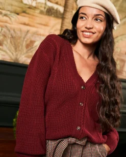 Minuit sur Terre Pulls & Gilets<Givre Bordeaux
