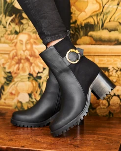 Minuit sur Terre Bottines À Talons<Hercule Noir
