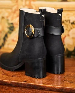 Minuit sur Terre Bottines À Talons<Hercule Noir