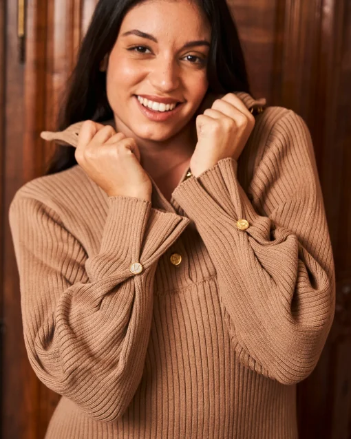 Minuit sur Terre Pulls & Gilets<Highlands Amande