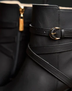 Minuit sur Terre Bottines À Talons<Intrigue Noir