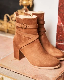 Minuit sur Terre Bottines À Talons<Intrigue Noisette
