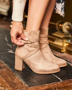 Minuit sur Terre Bottines À Talons<Intrigue Sable