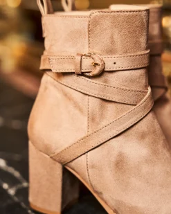 Minuit sur Terre Bottines À Talons<Intrigue Sable