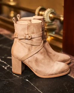 Minuit sur Terre Bottines À Talons<Intrigue Sable