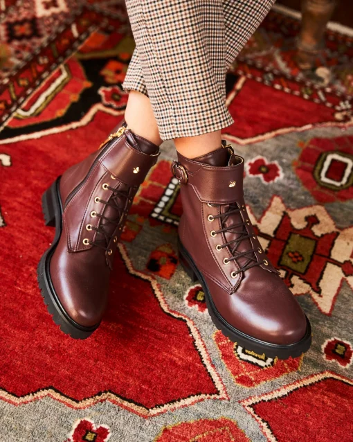 Minuit sur Terre Bottines Plates<Jupiter Chocolat
