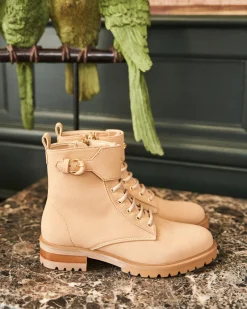 Minuit sur Terre Bottines Plates<Jupiter Latte
