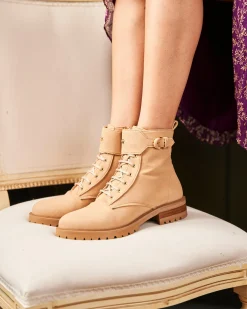 Minuit sur Terre Bottines Plates<Jupiter Latte