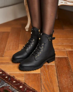 Minuit sur Terre Bottines Plates<Jupiter Noir