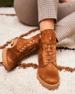 Minuit sur Terre Bottines Plates<Jupiter Noisette