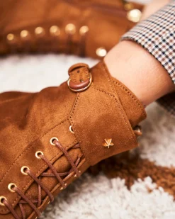 Minuit sur Terre Bottines Plates<Jupiter Noisette