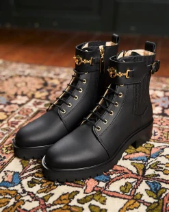 Minuit sur Terre Bottines Plates<Newcastle Noir