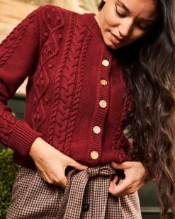 Minuit sur Terre Pulls & Gilets<Nuage Bordeaux