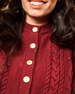 Minuit sur Terre Pulls & Gilets<Nuage Bordeaux