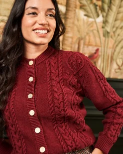 Minuit sur Terre Pulls & Gilets<Nuage Bordeaux