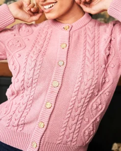 Minuit sur Terre Pulls & Gilets<Nuage Vieux Rose