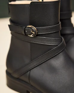 Minuit sur Terre Bottines Plates<Ombre Noir