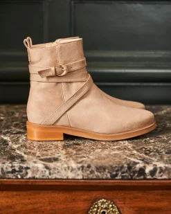 Minuit sur Terre Bottines Plates<Ombre Sable