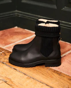 Minuit sur Terre Bottines Plates<Oracle Noir