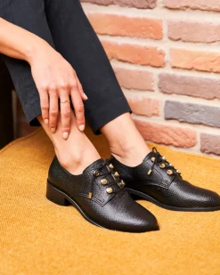 Minuit sur Terre Mocassins & Derbies<Piccadilly Noir Python