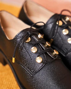 Minuit sur Terre Mocassins & Derbies<Piccadilly Noir Python