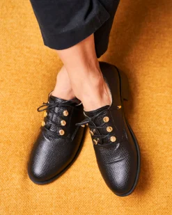Minuit sur Terre Mocassins & Derbies<Piccadilly Noir Python