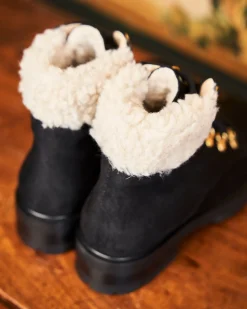 Minuit sur Terre Bottines Plates<Pollux Noir