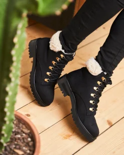Minuit sur Terre Bottines Plates<Pollux Noir