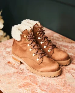 Minuit sur Terre Bottines Plates<Pollux Noisette