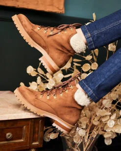 Minuit sur Terre Bottines Plates<Pollux Noisette