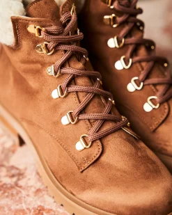 Minuit sur Terre Bottines Plates<Pollux Noisette