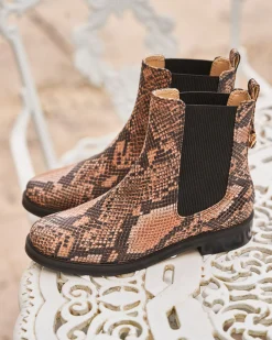 Minuit sur Terre Bottines Plates<Secret Serpent