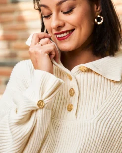 Minuit sur Terre Pulls & Gilets<Shetland Écru
