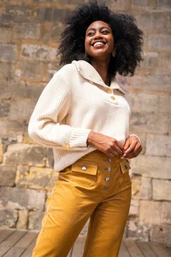 Minuit sur Terre Pulls & Gilets<Shetland Écru