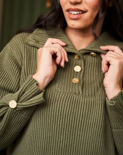 Minuit sur Terre Pulls & Gilets<Shetland Kaki