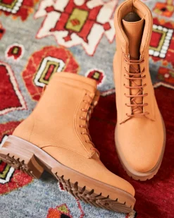 Minuit sur Terre Bottines Plates<Soupçon Caramel
