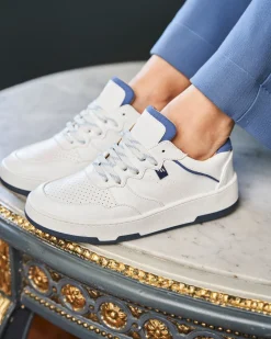 Minuit sur Terre Baskets<Vestige Blanc Denim