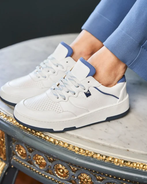 Minuit sur Terre Baskets<Vestige Blanc Denim