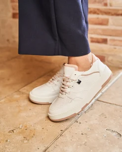 Minuit sur Terre Baskets<Vestige Blanc Rose
